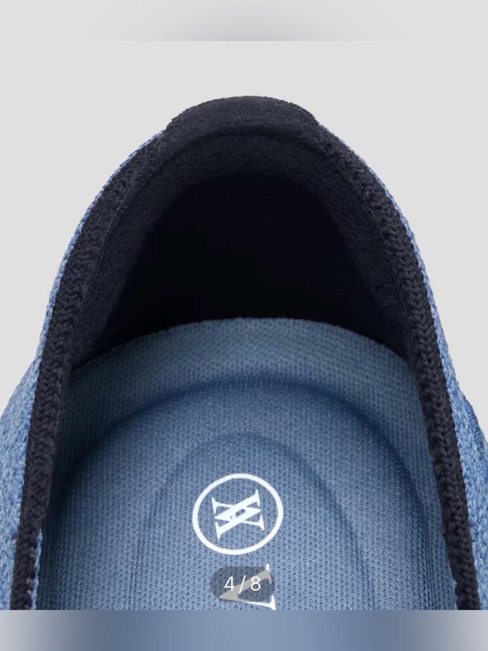 VIVAIA Pointed Toe Bow Loafers (Michelle 2.0) Denim Navy - Picture 4 of 7